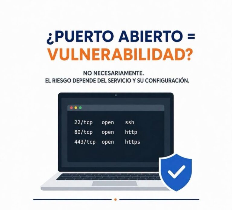 ¿Puerto abierto = vulnerabilidad